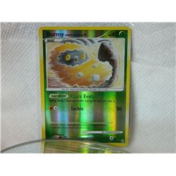 POKEMON COLLECTOR CARD IN CLEAR PROTECTIVE SLEEVE - BURMY - 57/99 - HALO