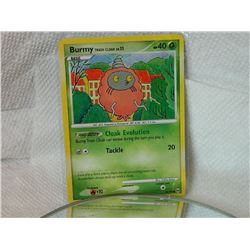 POKEMON COLLECTOR CARD IN CLEAR PROTECTIVE SLEEVE - BURMY - 58/99