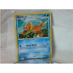 POKEMON COLLECTOR CARD IN CLEAR PROTECTIVE SLEEVE - BUIZEL - 72/130