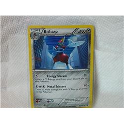 POKEMON COLLECTOR CARD IN CLEAR PROTECTIVE SLEEVE - BISHARP - 82/102 - HALO