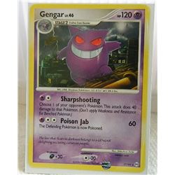 POKEMON COLLECTOR CARD IN PROTECTIVE SLEEVE - GENGAR LV.46 - 17/99