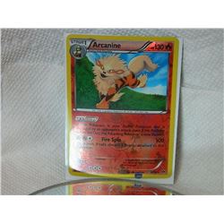 POKEMON COLLECTOR CARD IN PROTECTIVE SLEEVE - ARCANINE - 12/99