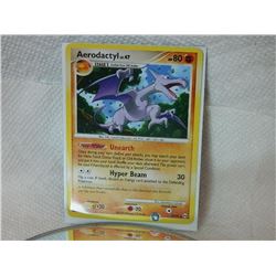 POKEMON COLLECTOR CARD IN PROTECTIVE SLEEVE - AERIDACTYL - 13/99