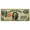 Image 1 : 1917 $1 LEGAL TENDER NOTE - LARGE SIZE ONE DOLLAR