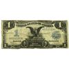 Image 1 : 1899 BLACK EAGLE $1 LARGE SILVER CERT NOTE
