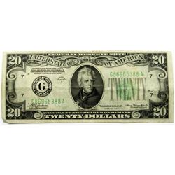1934 $20 FEDERAL RESERVE NOTE