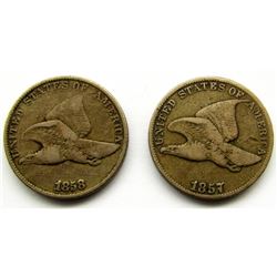 1857 & 1858 FLYING EAGLE CENTS