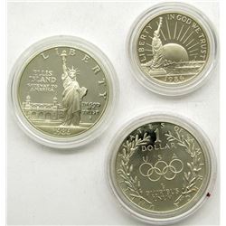 1986 STATUE of LIBERTY 2 COIN SET;
