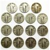 Image 1 : STANDING LIBERTY QTR LOT of 15