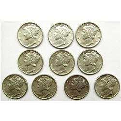 10 - 1943 MERCURY DIMES