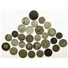 Image 2 : 30 - SILVER FOREIGN COINS - ALL SMALL IN SIZE