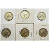 Image 1 : 6 - MIXED YEARS WASHINGTON QTRS