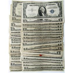 50 - $1 SILVER CERTIFICATES