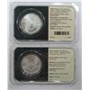 Image 2 : 2001 & 2003 AMERICAN SILVER EAGLES
