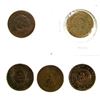 Image 2 : (5) LESSER GRADE CIVIL WAR TWO CENT PIECES