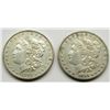 Image 1 : 1879 XF MORGAN & 1883-S MORGAN FINE