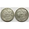 Image 1 : 1889-S & 1880-O MORGAN DOLLARS