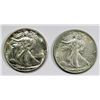 Image 1 : 1939-D & 1945 WALKING LIBERTY HALF DOLLARS