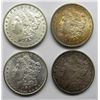 Image 1 : 4-MORGAN DOLLARS:  1904-O, 1884-0, '83-O