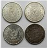 Image 2 : 4-MORGAN DOLLARS:  1904-O, 1884-0, '83-O