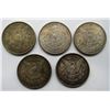 Image 2 : 5- 1896 MORGAN SILVER DOLLARS