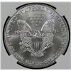 Image 3 : 2001 AMERICAN SILVER EAGLE NGC MS 69