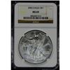 Image 1 : 2002 AMERICAN SILVER EAGLE NGC MS 69