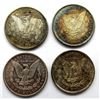 Image 2 : 4-MORGAN DOLLARS:  1899-O, '89, 1904-O, '21
