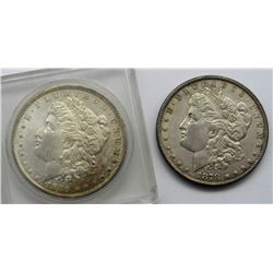 2-MORGAN DOLLARS:  1878 & 1885-O