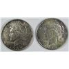 Image 1 : 1928-S & 1934-D PEACE DOLLARS