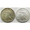 Image 1 : 2003 & 1987 AMERICAN SILVER EAGLES