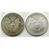 Image 2 : 2003 & 1987 AMERICAN SILVER EAGLES