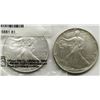 Image 1 : 2008 & 1993 AMERICAN SILVER EAGLES