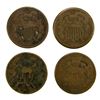 Image 1 : (4) 1864 TWO CENT PIECES