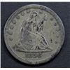Image 1 : 1856 SEATED QUARTER- F/VF
