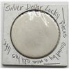 Image 1 : SILVER DOLLAR LUCKY PIECE - CARRIED by a MAN