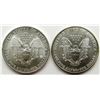 Image 2 : 2003 & 2001 AMERICAN SILVER EAGLES