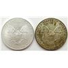 Image 2 : 2007 & 2006 AMERICAN SILVER EAGLES