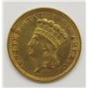 Image 1 : 1854 $3 INDIAN PRINCESS GOLD COIN