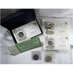 COIN LOT- 3- 1ST DAY ISSUE S.B.A DOLLARS-