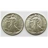 Image 1 : 1942 & 1943 WALKING LIBERTY HALF DOLLARS