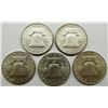 Image 2 : 5-1963 FRANKLIN HALF DOLLARS