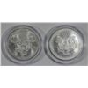 Image 2 : 2000 & 2001 AMERICAN SILVER EAGLES