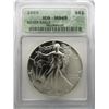 Image 1 : 1989 AMERICAN SILVER EAGLE ICG MS69