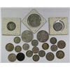 Image 2 : 8-GR BIT SILVER ONE SHILLINGS, (11) SILVER SIX PEN
