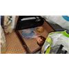 Image 2 : TRITON SCALE, PAPER SHREDDER, DOLLS, DVDS, SUITCASE, AND BURBERRYS BLANKETS