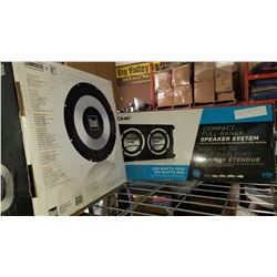 NEW SCOSCHE SUBWOOFER AND DUAL 12" SUB