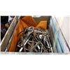 Image 2 : WOOD CRATE OF TOOLS