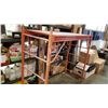 Image 1 : ORANGE 6 FOOT TALL SCAFFOLD SECTION WITH DECK