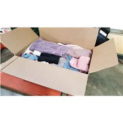 BOX OF TOWELS